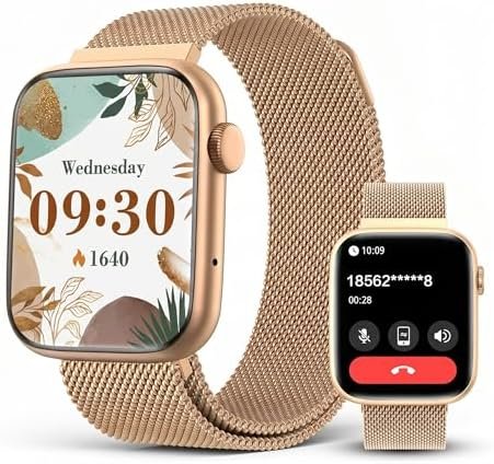 Smart Watches for Women Blood Pressure, 1.9″ HD Full Touch Screen, Fitness Tracker with Heart Rate Blood Oxygen Sleep Monitor, IP67 Waterproof Smartwatch, 123 Sports Fitness Tracker for Android iOS