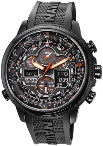 Citizen Men’s Promaster Navihawk A-T Eco-Drive Pilot Watch, Atomic Timekeeping, Chronograph