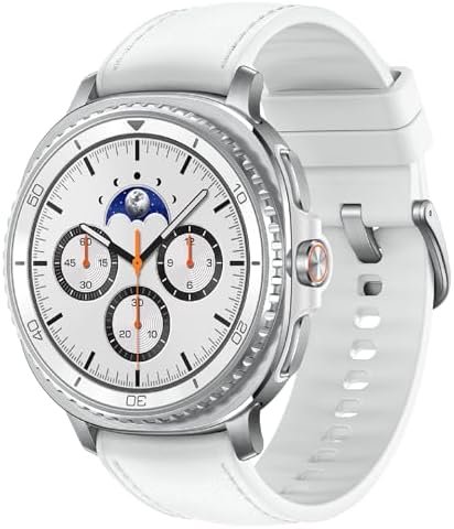 Samsung Galaxy Watch 8 Classic (2025), White, 46mm, Bluetooth Smartwatch | Cushion Design, Rotating Bezel, Quick Button, Sleep Coaching, Running Coach, Energy Score [US Version, 2 Yr Warranty]